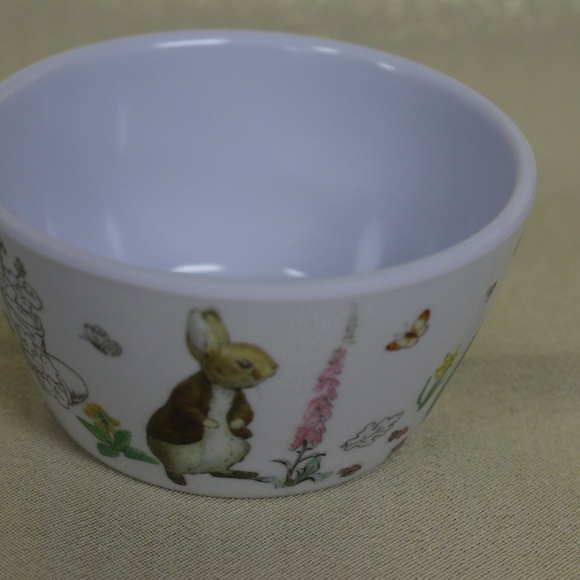 BEATRIX POTTER PETER BUNNY RABBIT EASTER SPRING MELAMINE APPETIZER BOWLS-NEW-S/4 - Picture 5 of 8